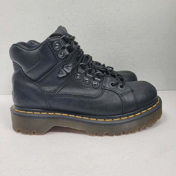 Dr. Martens 8699 Other - Dr. Martens 8699 Men's Black Leather Lace Up Boots US Size 5 / Wo's US Size 6